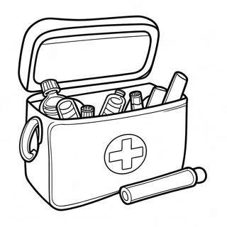 Page A Colorier Trousse De Premiers Secours 30608-27480