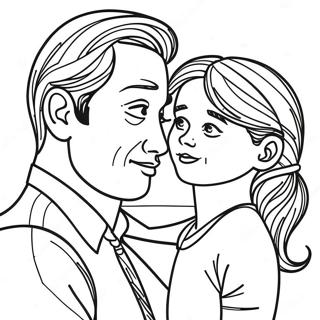 Page A Colorier Pere Et Fille 30628-27495