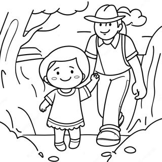 Page A Colorier Pere Et Fille Aventuriers 30629-27497