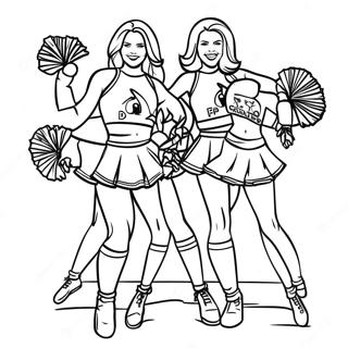 Page A Colorier Pom Pom Girls Des Arizona Cardinals 30659-27521