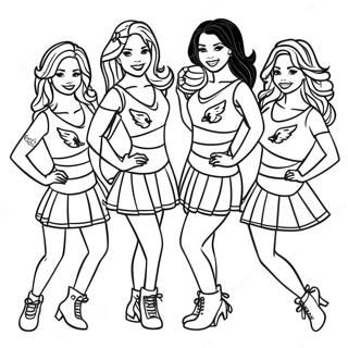 Page A Colorier Pom Pom Girls Des Arizona Cardinals 30659-27523