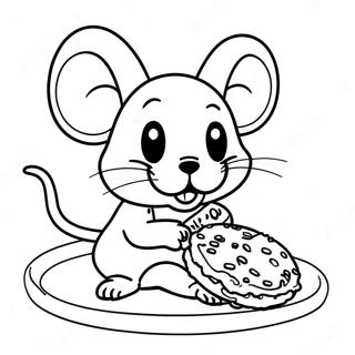 Si Tu Donnes Un Cookie À Une Souris Pages À Colorier