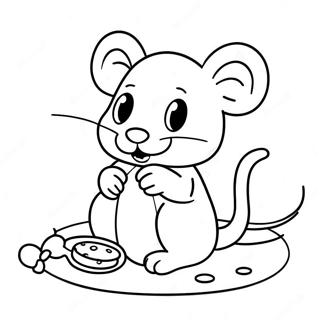 Si Tu Donnes Un Cookie A Une Souris Page A Colorier 3068-2506