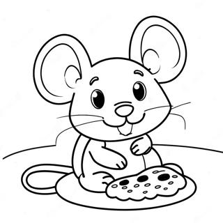 Si Tu Donnes Un Cookie A Une Souris Page A Colorier 3068-2507