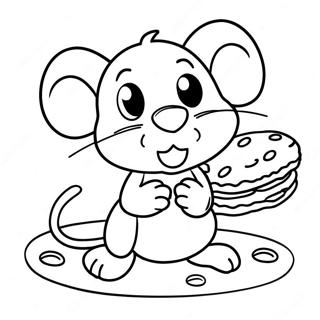 Si Tu Donnes Un Cookie A Une Souris Page A Colorier 3068-2508