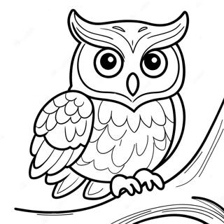 Page A Colorier Hibou Fini 30718-27566