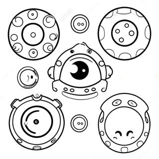 Disques De Pouvoir Des Créatures Wild Kratts Pages À Colorier