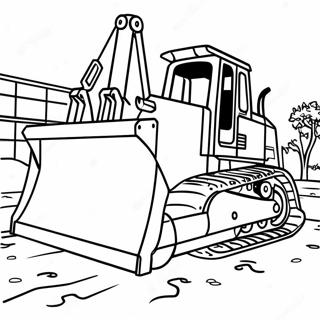 Page A Colorier Bulldozer De Chantier 30759-27604