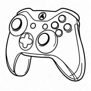 Page A Colorier De La Manette Xbox En Action 30769-27610