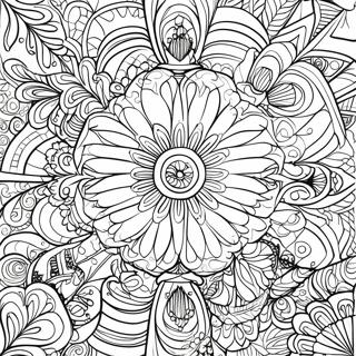 Kaléidoscope Pages À Colorier