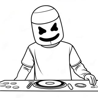 Page A Colorier De Dj Marshmello 30788-27622