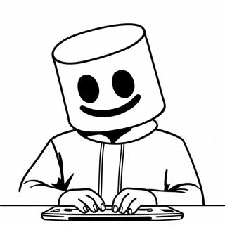 Page A Colorier De Dj Marshmello 30788-27624