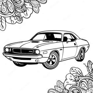 Page A Colorier De Dodge Challenger 30838-27663