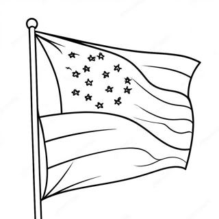 Page A Colorier Modele De Drapeau Vierge Colore 30849-27675