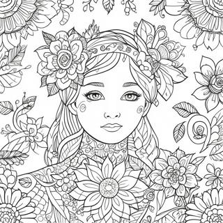 Page A Colorier Fantaisie Florale De Johanna Basford 30869-27689