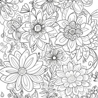 Page A Colorier Fantaisie Florale De Johanna Basford 30869-27690