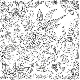 Page A Colorier Fantaisie Florale De Johanna Basford 30869-27691