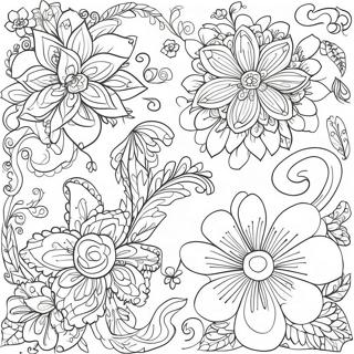 Page A Colorier Fantaisie Florale De Johanna Basford 30869-27692