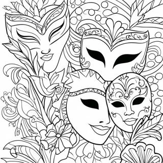 Page A Colorier Masques De Bal 30878-27694