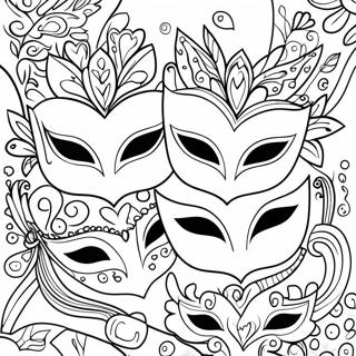 Page A Colorier Masques De Bal 30878-27696