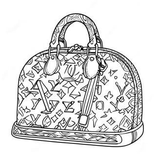 Page A Colorier Logo Louis Vuitton 30908-27719