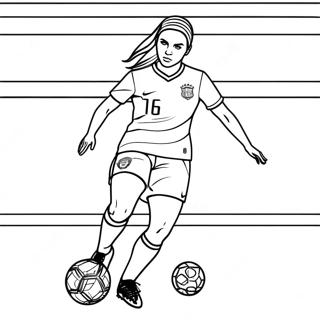 Alex Morgan Pages À Colorier