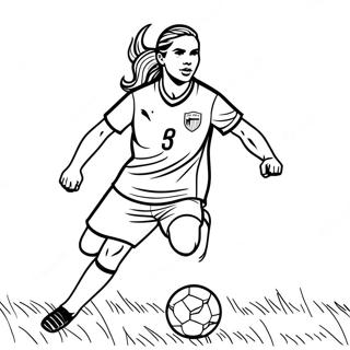 Page A Colorier Star Du Football Alex Morgan 30969-27770