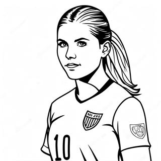 Page A Colorier Star Du Football Alex Morgan 30969-27771