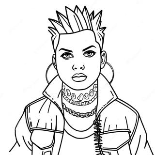 Page A Colorier Punk Rock 30988-27784