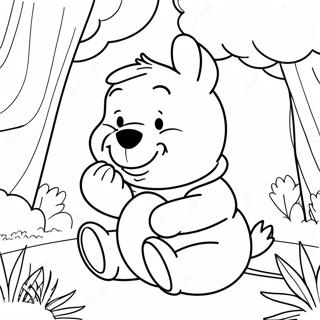 Winnie L'ourson Pâques Pages À Colorier