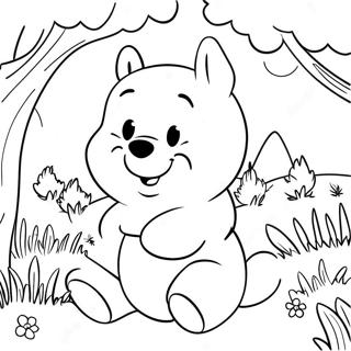 Page A Colorier Winnie Lourson Paques 30998-27792