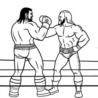 Page A Colorier Match De Championnat Wwe 3099-2534