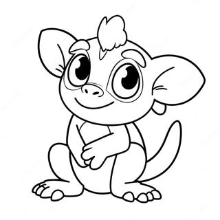 Grookey Pages À Colorier