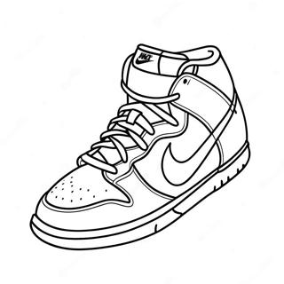 Page A Colorier Des Chaussures Nike Dunk Colorees 31099-27875