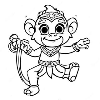 Page A Colorier Roi Des Singes Joueur 31129-27898