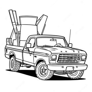 Page A Colorier Du Camion Ford F250 31168-27926