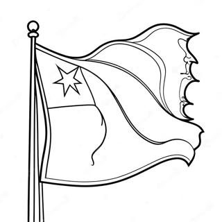 Page A Colorier Du Drapeau Du Chili 31188-27942