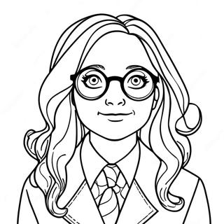 Page A Colorier De Luna Lovegood Avec Des Spectrespecs 31239-27988