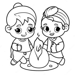 Page A Colorier Diwali Maternelle 31328-28055