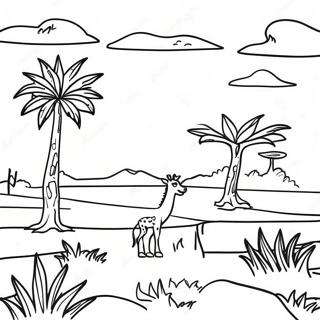 Savane Pages À Colorier