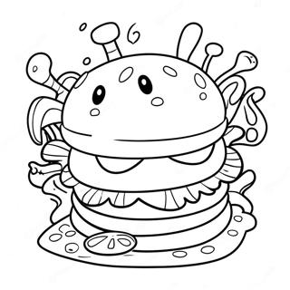 Page A Colorier De Krabby Patty 31398-28110