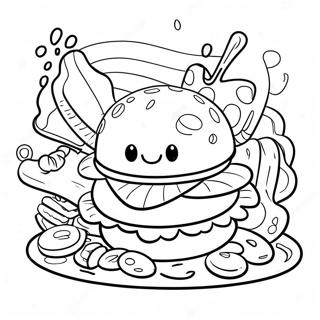 Page A Colorier De Krabby Patty 31398-28111