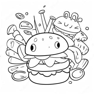 Page A Colorier De Krabby Patty 31398-28112