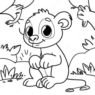 Page A Colorier De Zoboomafoo Jouant Avec Des Amis 31419-28129