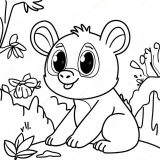 Page A Colorier De Zoboomafoo Jouant Avec Des Amis 31419-28131