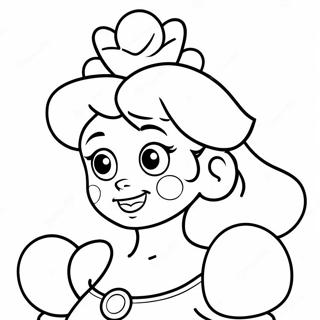 Page A Colorier Du Visage De La Princesse Peach 31458-28158