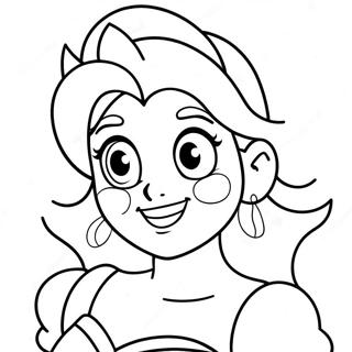 Page A Colorier Du Visage De La Princesse Peach 31458-28159