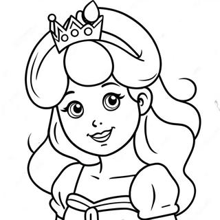 Page A Colorier Du Visage De La Princesse Peach Mignonne 31459-28163