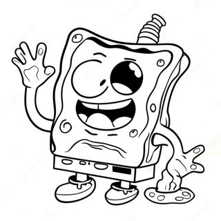 Page A Colorier De Spongebob Stoner 31488-28182