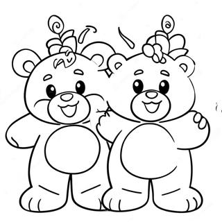 Page A Colorier Des Cousins Des Care Bears Joyeux 31579-28257